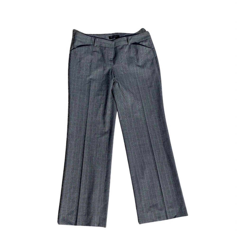 Grey Plaid Dress Pants